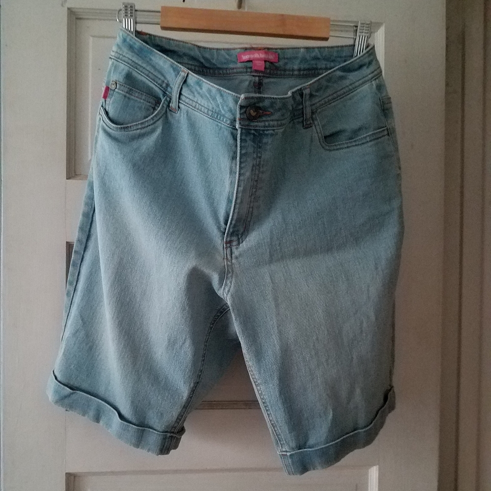 Woman Within denim shorts